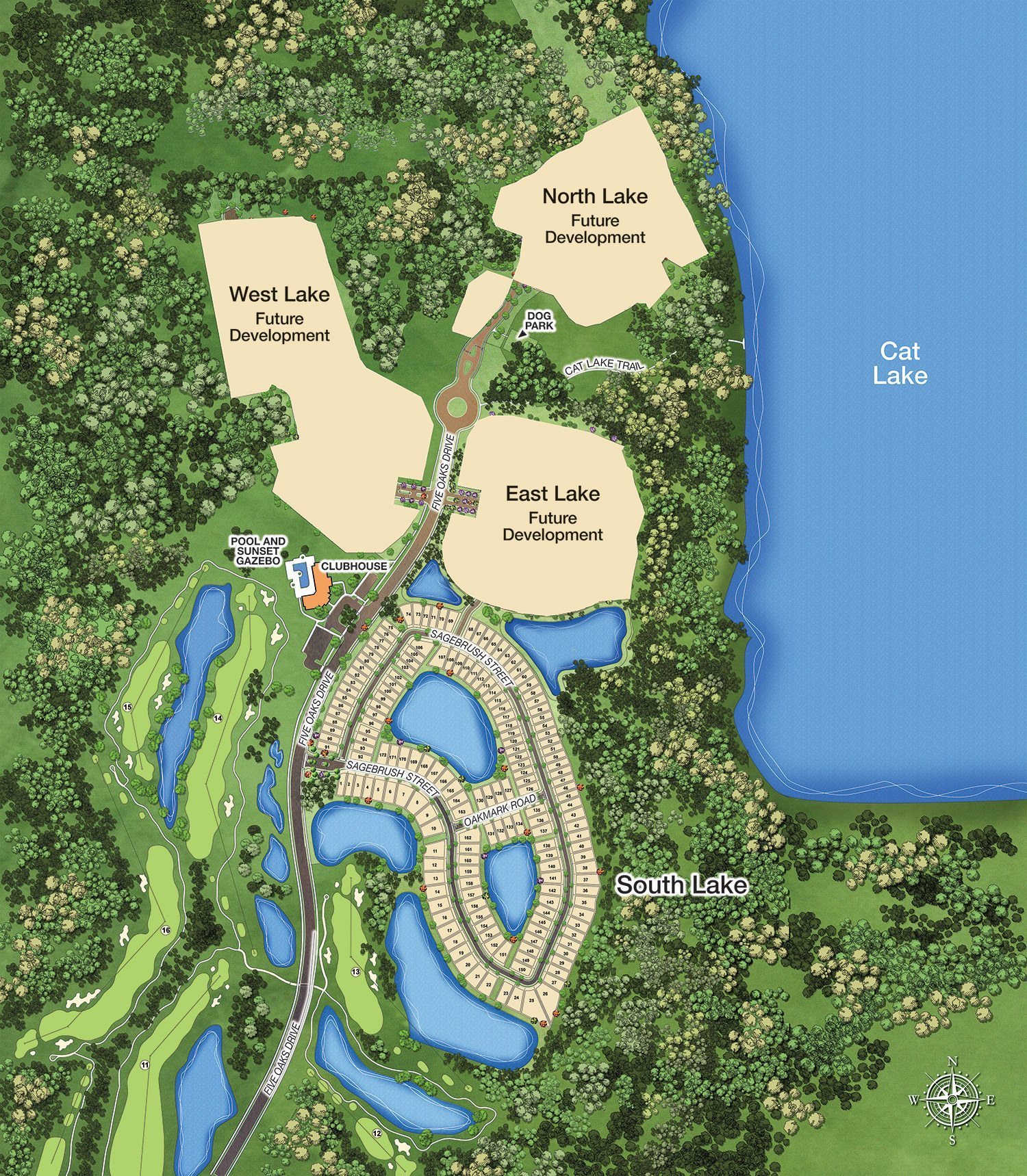 Site Map | Lakes at harmony Florida retirement community golf course
